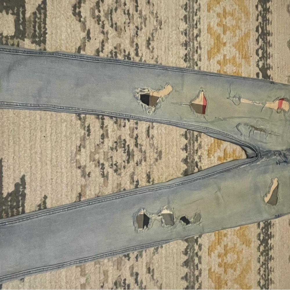 Ksubi Blue Distressed Jeans